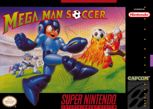Portada de Mega Man Soccer