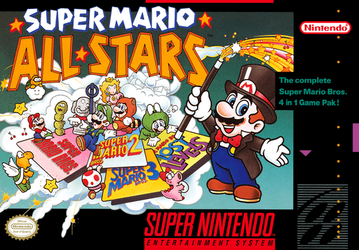 Portada de Super Mario All-Stars