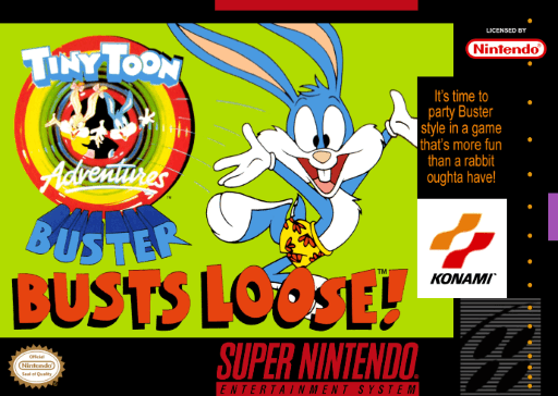 Portada de Tiny Toon Adventures: Buster Busts Loose