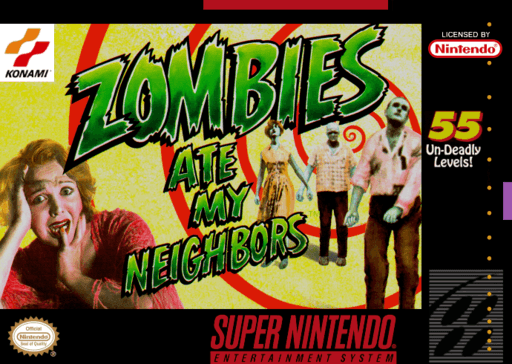Portada de Zombies Ate My Neighbors